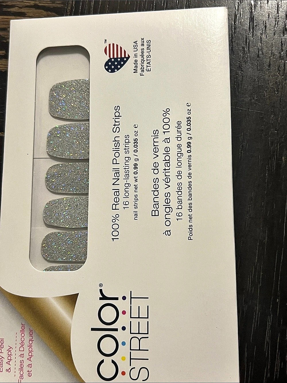 Color Street Fort Worth it Glitter Press-On Nail Strips NWT
